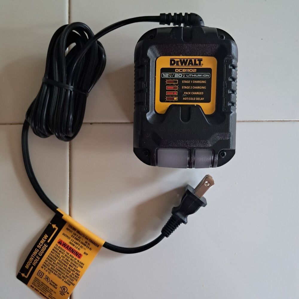 DeWalt DCB1102 12V/20V Lithium-Ion Battery Charger New No Original Packaging